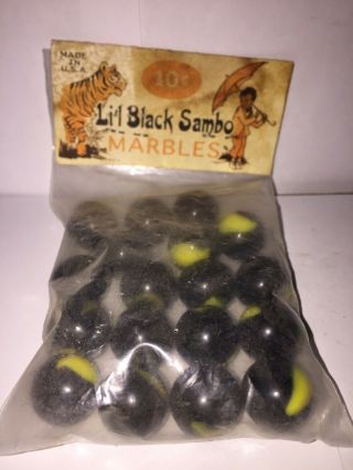 Package.  Of Little Black Sambo Marbles