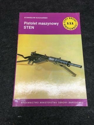 Sten Polish Small Arms Series Brochure