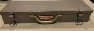 Vintage 20” Crown Logo Craftsman Metal Mechanics Tool Box Toolbox