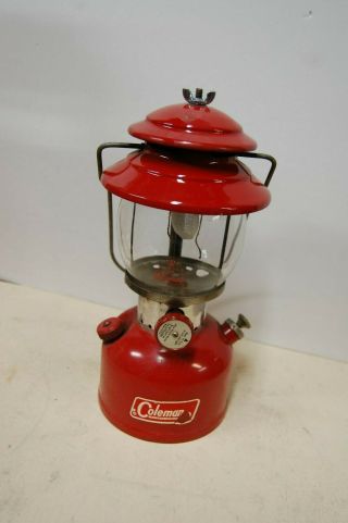 Vintage 1965 Coleman " Red " Lantern No.  200a Dated 7/65