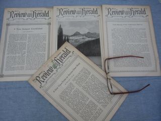 Seventh - Day Adventist Review & Herald Vintage 7th Sda Church Newspaper 9 - 1935