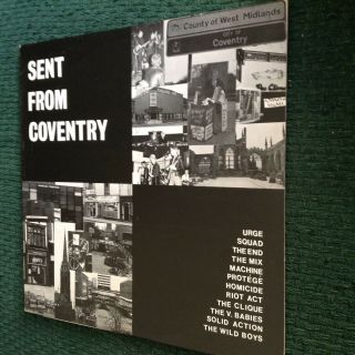 V/a - Sent From Coventry Lp  Punk/mod/squad/riot Act/wild Boys/urge