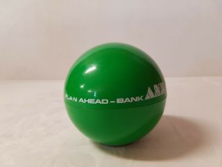 Green Globe Plan Ahead Vintage Money Bank/box Collectable