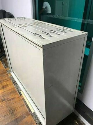 vintage flat file cabinet,  42 