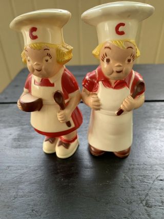Vintage Campbell Soup Collectibles Salt & Pepper Shakers