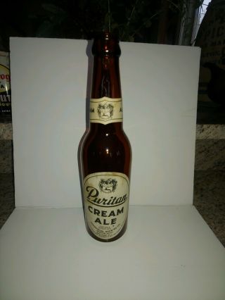 12oz.  Irtp Puritan Cream Ale Bottle From Commercial Brewing Co.  Boston Ma.