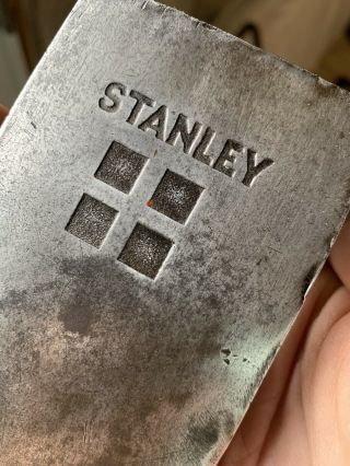 Rare Vintage Embossed Stanley Sweetheart 4 - Square Boys Axe Head