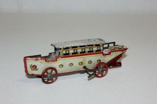 Vintage Distler German Tin Litho Wind Up Penny Toy Boat Must L@@k