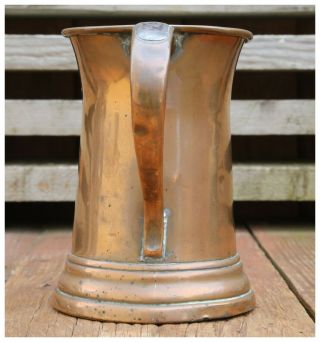 Antique Copper/Brass ¾ Pint Tankard. 3