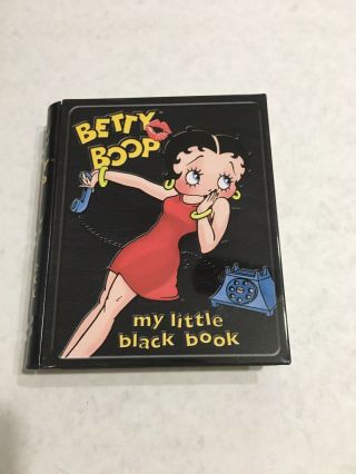 Betty Boop My Little Black Book Tin Hinged Box - 2000 King Features Syndicate