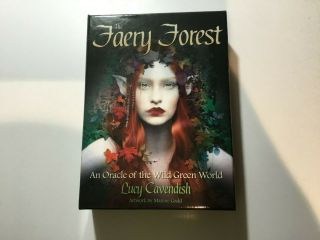 The Faery Tale Forest: Oracle Cards & Book Set By Lucy Cavendish Paperback