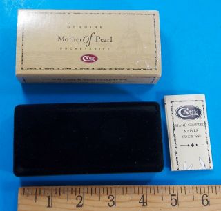 Case Xx Mother Of Pearl Pocketknife Velvet Box And Sleeve Stidham