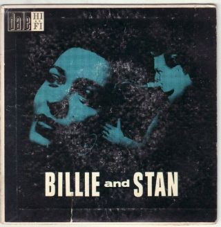 Billie Holiday Stan Getz Rare Dale Ep 205 With Picture Cover 1954 Vg