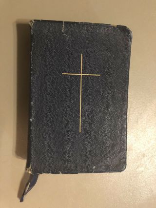 Vintage The Book Of Common Prayer The Hymnal Seabury 1952 6 " X 4 " Black Leather