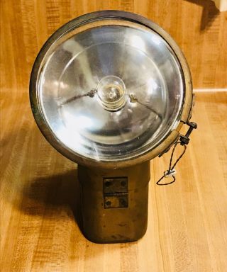 Vintage Teledyne Big Beam 287ex Hazardous Area Electric Lantern U.  S.  C.  G Approved