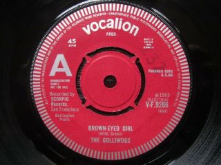 Golliwogs - Brown - Eyed Girl 1965 Rare Uk Vocalion Psych/garage Demo/promo