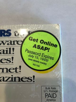 RARE AOL American Online 1996 / 15 Hours 3