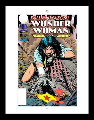 Brian Bolland Wonder Woman 100 Rare Production Art Cover