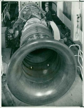 Photograph Of Airliner Engines: Bristol Siddeley/snema Olympus 593 B Engine