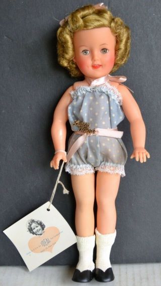 Vintage Ideal Shirley Temple 12 " Vinyl Doll W/romper Outfit & Box Ca.  1958 - 62