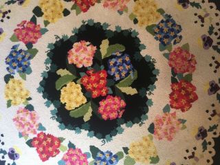 Vintage Claire Murray Hooked Rug,  52 