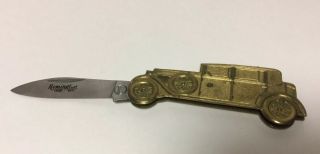Remington Usa Umc Circled Old Antique Auto Car Pocket Knife 3 " Closed Vgc