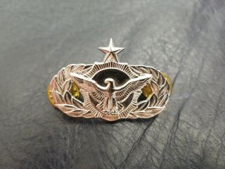 Air Force Senior Security Police Military Badge Pin V - 21