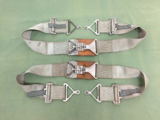 Vintage Military Aircraft/bomber Seat Belts 1932 Ford Flathead Hot Rod Scta Wwii