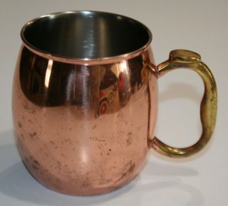 Oggi 20 Oz.  Moscow Mule Mug Copper Plated Cup Goblet