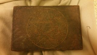 Pentacle Altar Table,  Wood,  Wicca,  Slightly