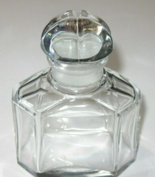 Vintage Guerlain Baccarat Signed Perfume Bottle - Jicky Quadrilobe 1 Oz - 4 ",  2