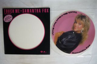 Samantha Fox Touch Me Alfa Ali - 22002 Japan Picture Vinyl Vinyl Lp