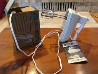 Vintage Ge Hand Mixer 100w 120v.  Well.