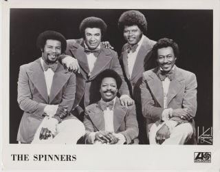 Vintage Press Photograph The Spinners - Atlantic Records - James J.  Kreigsmann