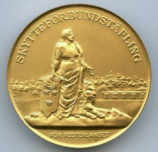 Sweden Swedish Shooting Association Badge Medal Grade