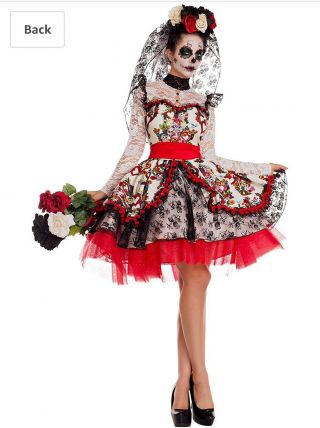 Dia De Los Muertos/ Day Of The Dead La Novia Women’s Costume