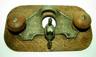 Antique 1884 Stanley No.  71 Hand Router Plane Tool Patented March 4 1884
