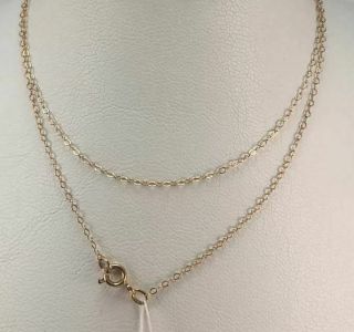 Chic Rare Vintage Ussr Russian Soviet Solid Gold 583 14k Chain 55 Cm 21.  653 "