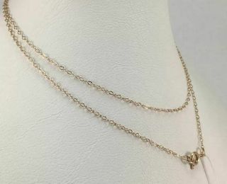 Chic Rare Vintage USSR Russian Soviet Solid Gold 583 14K Chain 55 cm 21.  653 