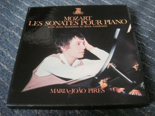 Maria - Joao Pires Mozart Les Sonates Pour Piano 8lp Erato