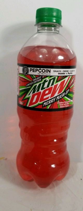 Mountain Dew Merry Mash - Up Limited Edition - 1 20 Oz.  Bottle