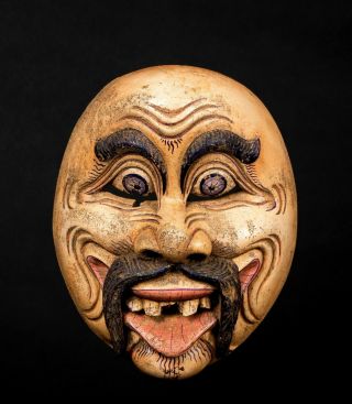 An Antique And Expressive Balinese Mask