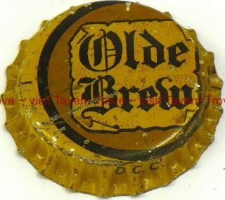 1930s Canada Montreal Olde Brew Beer Cork - Lined Crown Tavern Trove