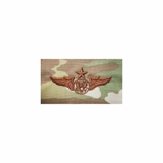 Us Air Force Enlisted Aircrew Senior Ocp Spice Brown Badge