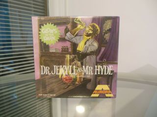 Vintage 1972 Aurora Dr Jekyll As Mr Hyde Glow In The Dark Monster Model