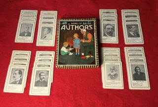 Vintage Game Of Authors Russell Manufacturing Company