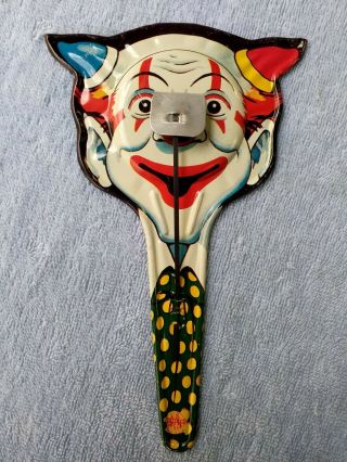 Vintage Usa U.  S Metal Toy Party Clown Noise Maker