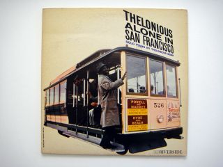 Thelonious Monk - Alone In San Francisco - Riverside Rlp 312 Lp Vinyl - Vg