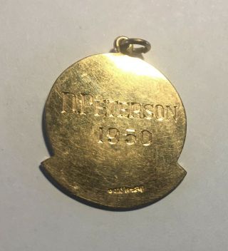 Vintage 9CT Gold SOUTH MELBOURNE CITY FOOTBALL FOOTY CLUB Life Membership badge 2