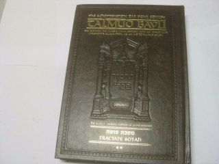 Artscroll Talmud Tractate Sotah Ii Hebrew - English Judaica Daf Yomi Edition